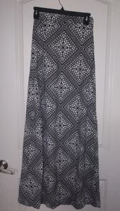 Lace and whiskey long summer skirt